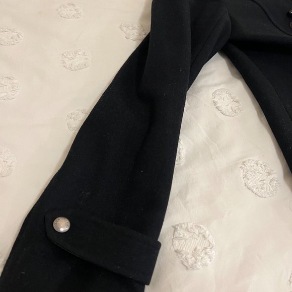 Tommy Hilfiger Navy Wool Coat - Picture 5 of 8